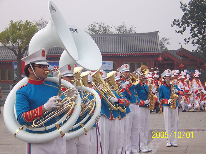 北京云雀参加庆十一全国管乐汇演